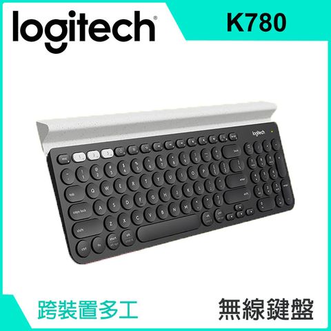 羅技 無線鍵鼠組-K780跨平台藍牙鍵盤+M280 無線滑鼠(黑)