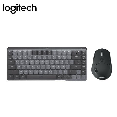 Logitech 羅技 羅技 無線鍵鼠組-MX Mechanical 鍵盤 Mini - 茶軸+M720 多工無線滑鼠