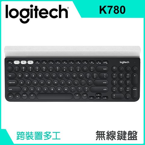 羅技 無線鍵鼠組-K780跨平台藍牙鍵盤+M720 多工無線滑鼠