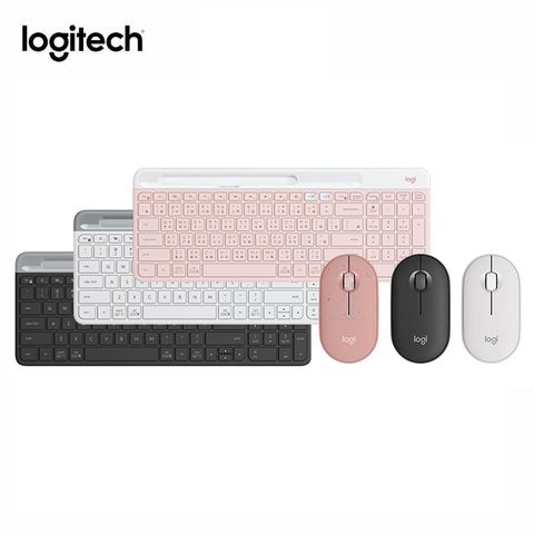 Logitech 羅技 K580(珍珠白)+M350s無線鍵鼠組