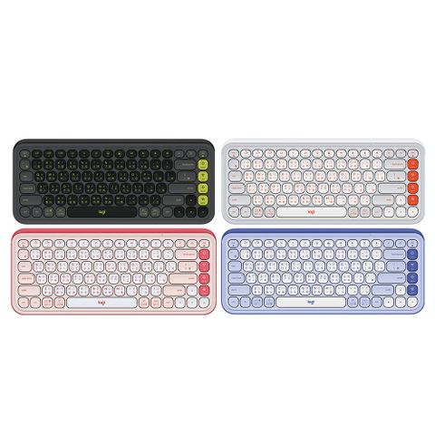 羅技 POP ICON KEYS + POP MOUSE 無線藍芽鍵鼠組