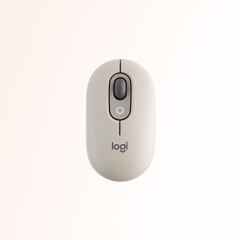 Logitech 羅技 POP MOUSE 無線滑鼠 - 迷霧灰