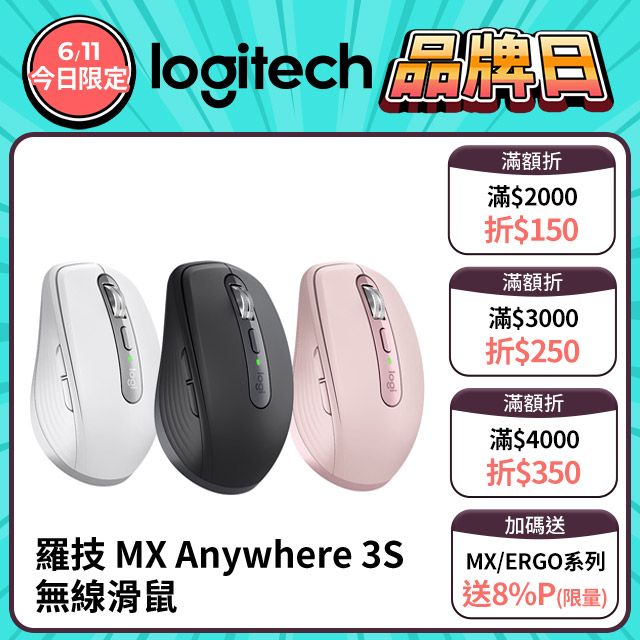 ［情報］PC 羅技 Anywhere 3S 粉 2490