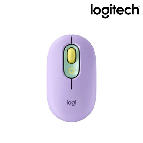 Logitech 羅技 《 POP MOUSE 無線藍牙滑鼠 - 夢幻紫 》台灣公司貨