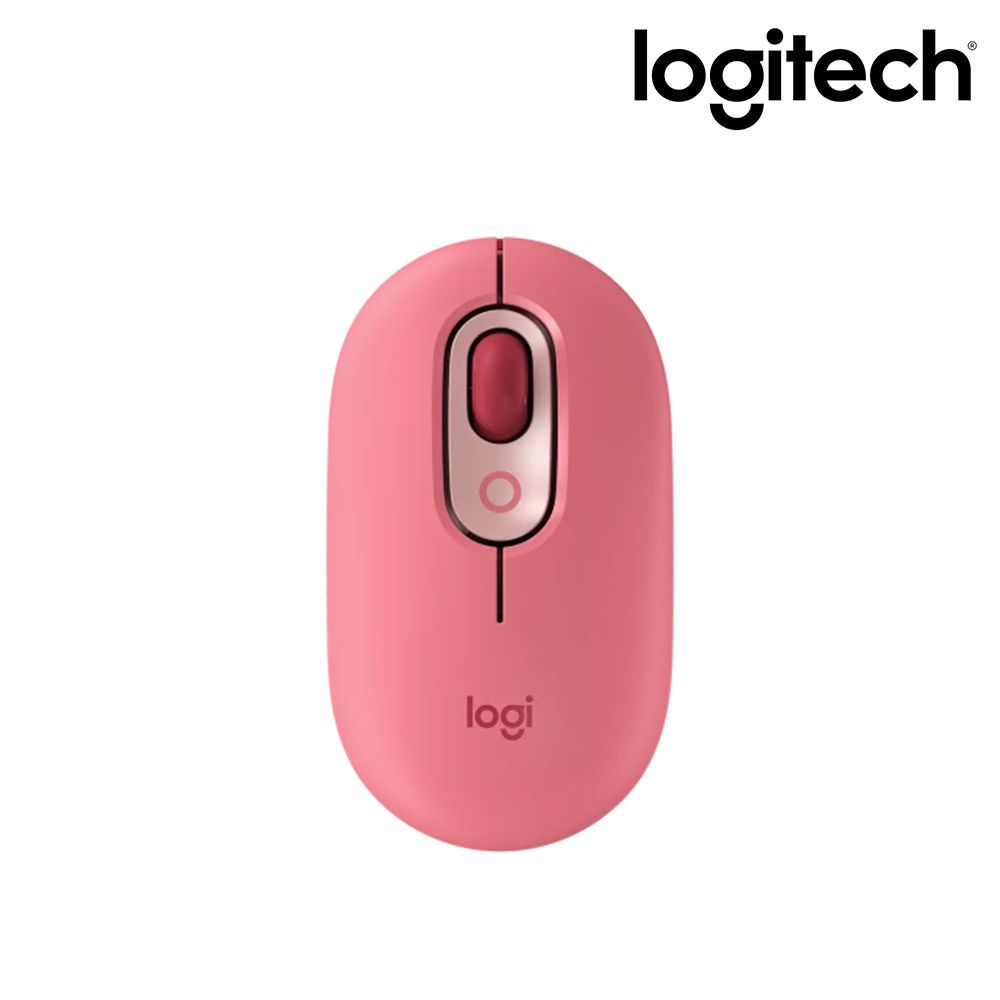 Logitech 羅技 《 POP MOUSE 無線藍牙滑鼠 - 魅力桃 》台灣公司貨