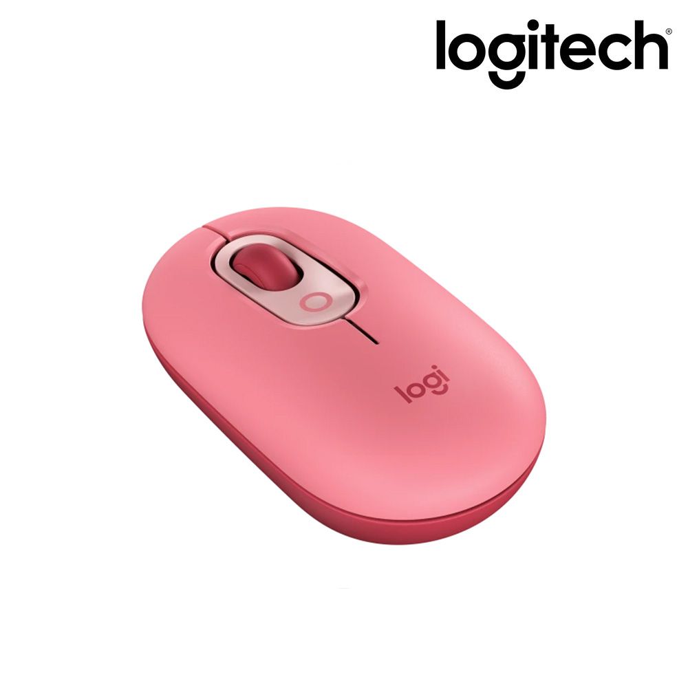 Logitech 羅技 《 POP MOUSE 無線藍牙滑鼠 - 魅力桃 》台灣公司貨