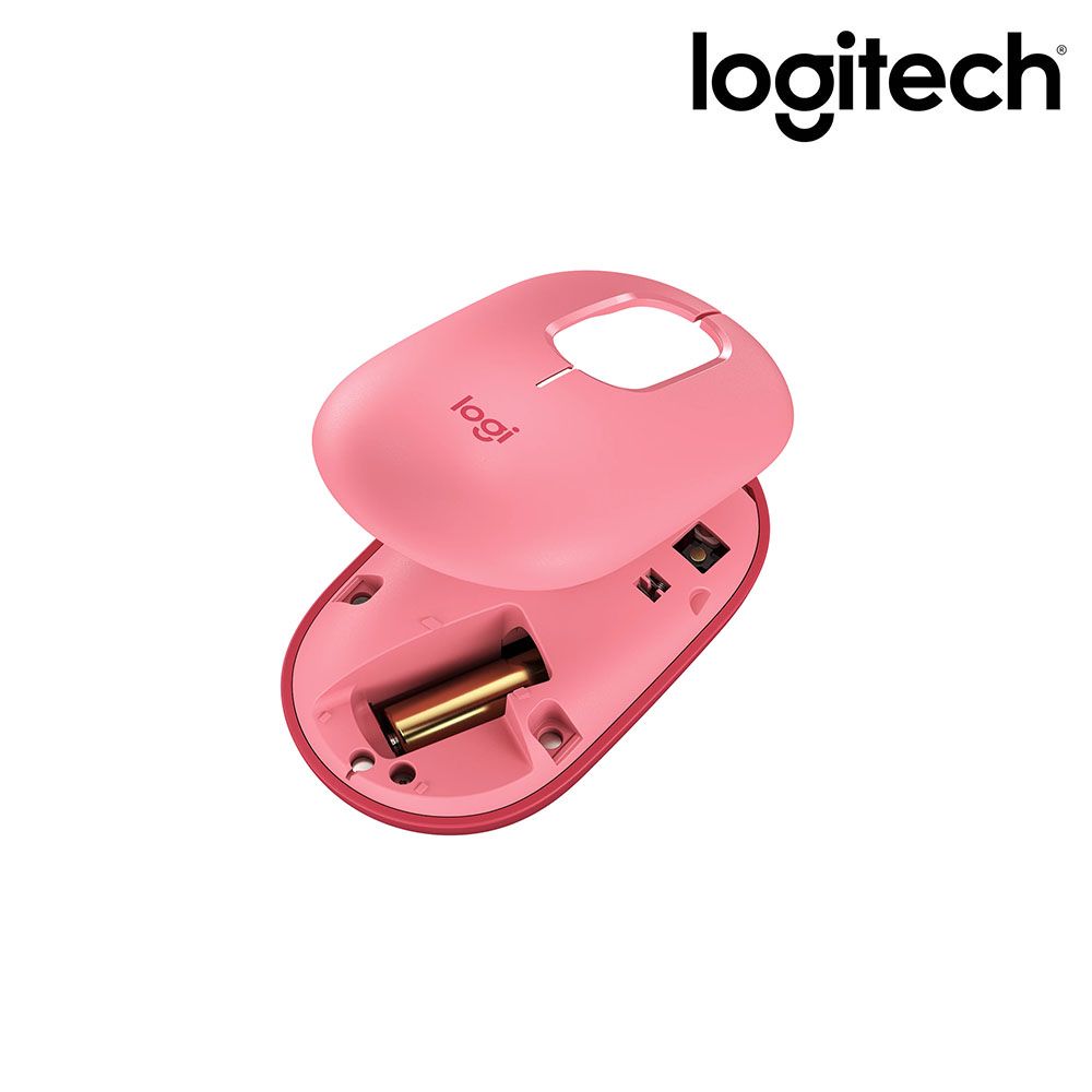 Logitech 羅技 《 POP MOUSE 無線藍牙滑鼠 - 魅力桃 》台灣公司貨