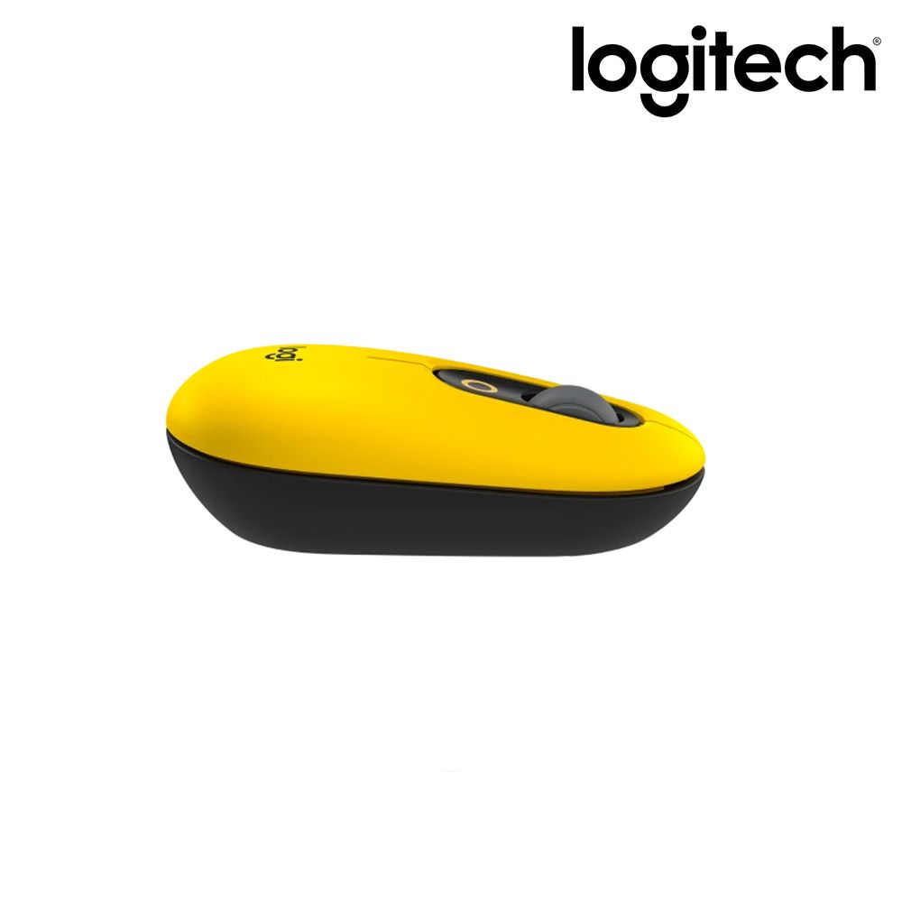 Logitech 羅技 《 POP MOUSE 無線藍牙滑鼠 - 酷玩黃 》台灣公司貨