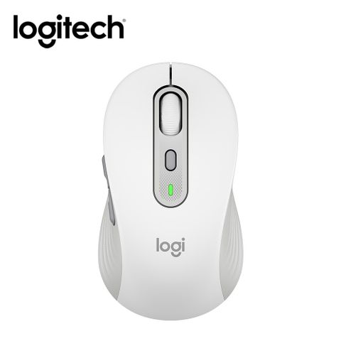 【Logitech 羅技】M750 多工靜音無線滑鼠 珍珠白