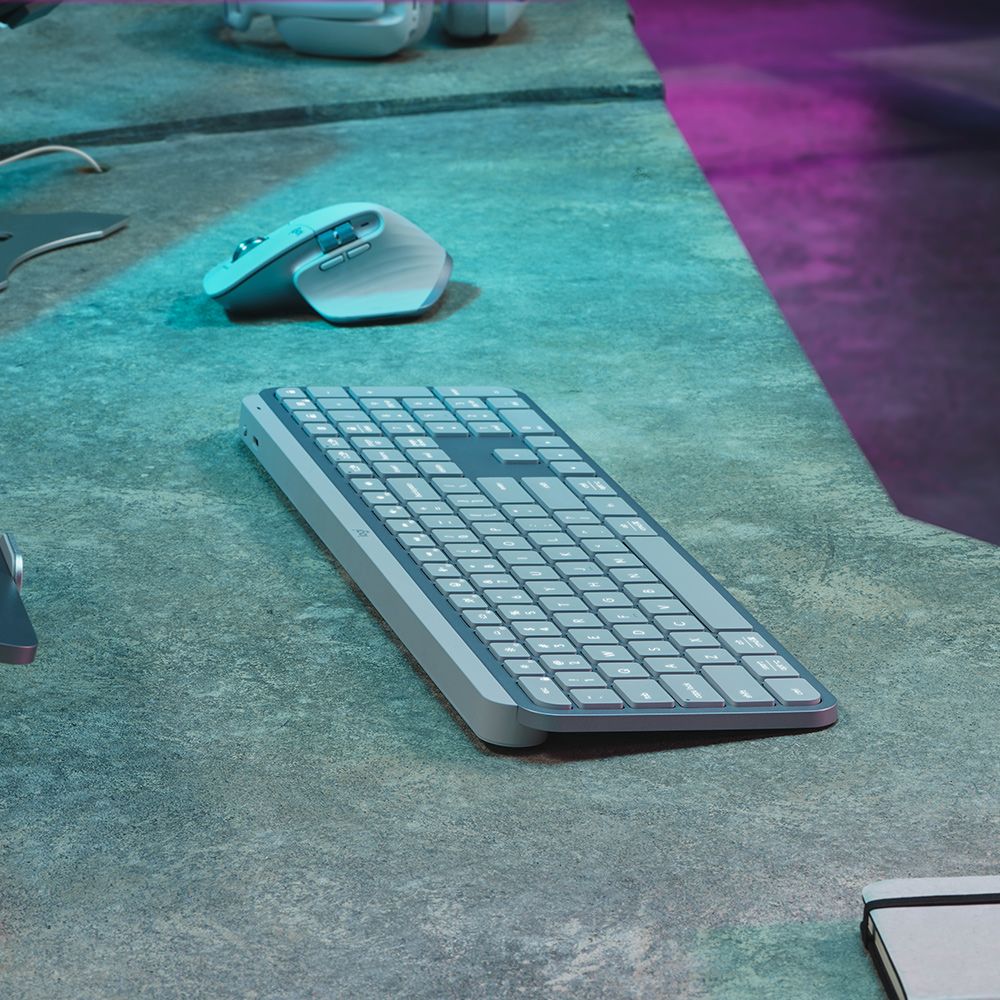 Logitech 羅技 MX KEYS S 無線智能鍵盤 - 珍珠白