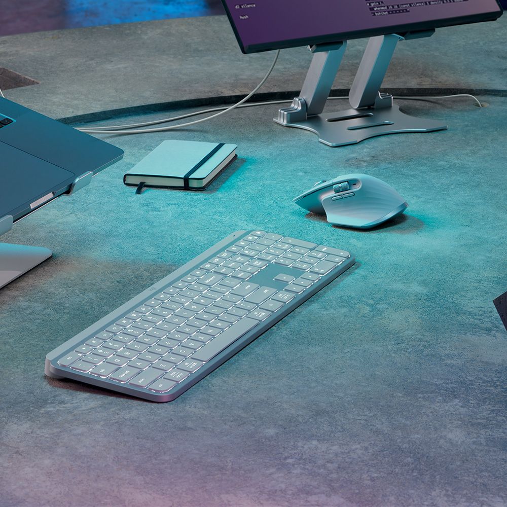 Logitech 羅技 MX KEYS S 無線智能鍵盤 - 珍珠白