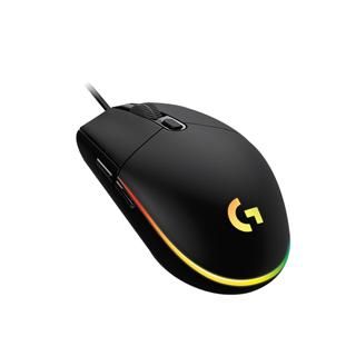 羅技 G102 炫彩遊戲滑鼠-黑
