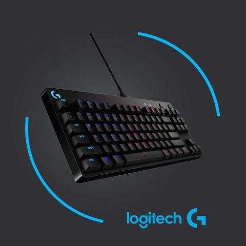 Logitech 羅技 G PRO 職業級競技機械式電競鍵盤(青軸V2)