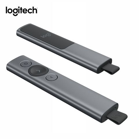 Logitech 羅技 SPOTLIGHT 簡報遙控器-質感灰