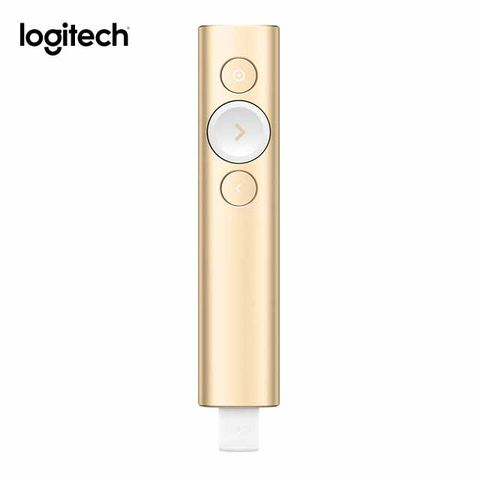 羅技Logitech SPOTLIGHT 簡報遙控器-香檳金
