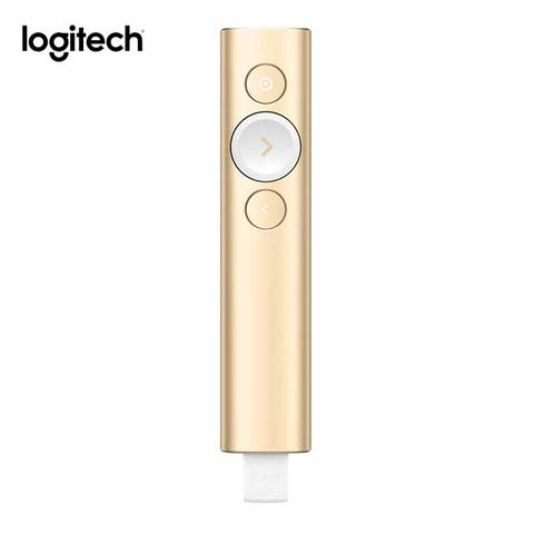 Logitech 羅技 SPOTLIGHT 簡報遙控器-香檳金