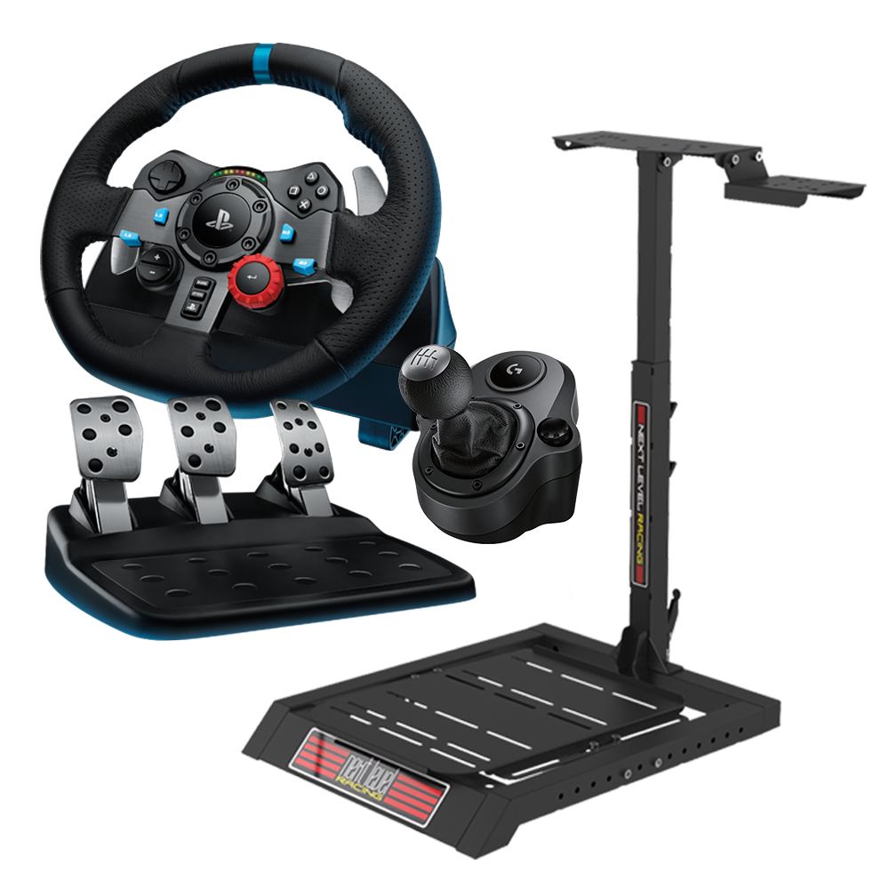 Logitech G29賽車方向盤+NEXT LEVEL WHEEL STAND LITE賽車架+Logitech