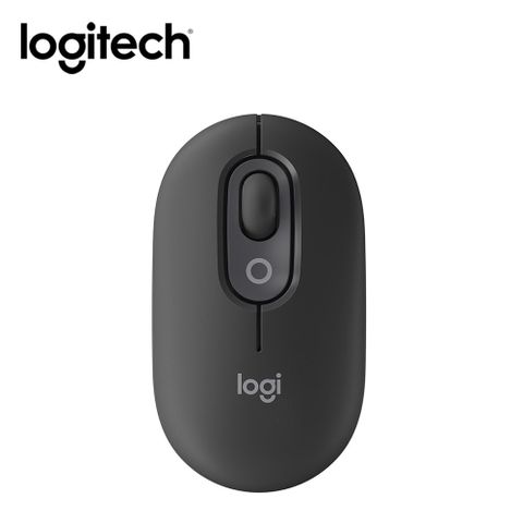 Logitech 羅技 POP MOUSE 無線藍牙滑鼠 - 石墨黑