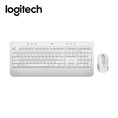 羅技 MK650 無線鍵盤滑鼠組 B2B - 珍珠白