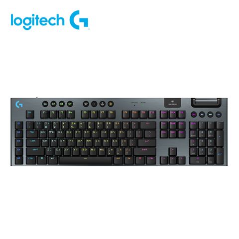 Logitech 羅技 【Logitech G】G915 X 無線機械式電競鍵盤 線性軸/黑色