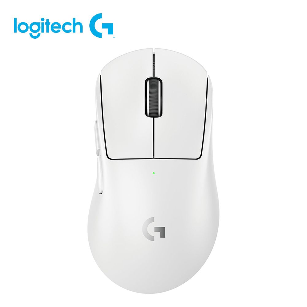 Logitech 羅技 Pro X SUPERLIGHT 2 DEX 無線輕量化遊戲滑鼠 白色