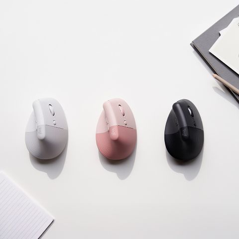 Logitech 羅技 LIFT人體工學垂直滑鼠-石墨灰