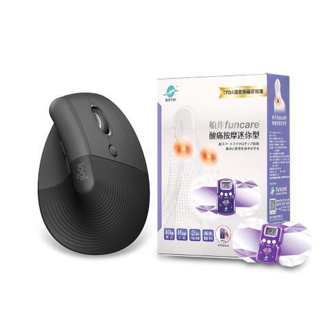 Logitech 羅技 LIFT 無線滑鼠 B2B - 石墨灰