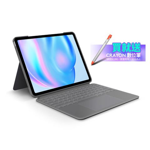 羅技 Combo Touch 鍵盤保護套 - iPad Air (M2) 13吋專用