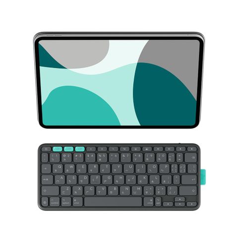 羅技 FLIP FOLIO 磁吸式iPad 鍵盤保護支架 11 吋 iPad Pro 與 Air 適用- 石墨黑