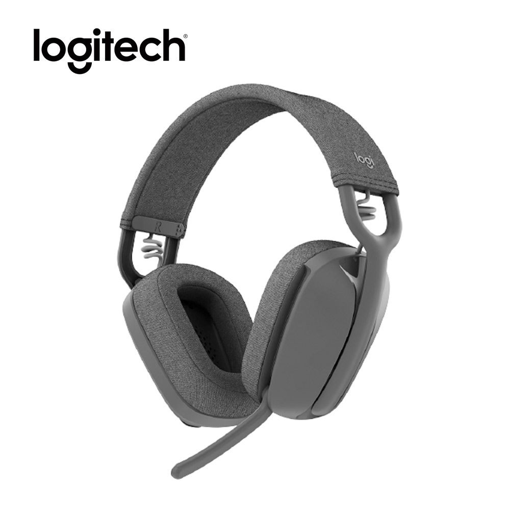 Logitech 羅技  ZONE VIBE WIRELESS 無線藍芽耳機麥克風 (MS) - 石墨灰