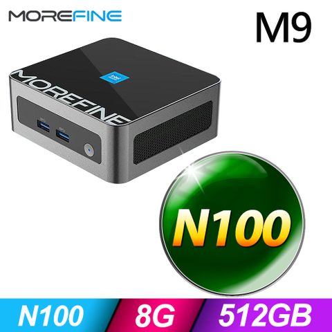 MOREFINE M8S Mini PC Intel N100 DDR 5 Mini Computer 8G/16G M.2