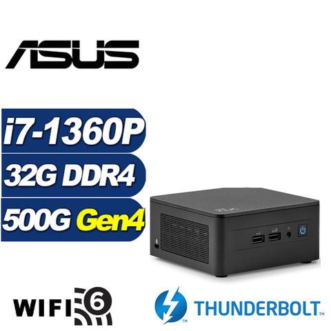 RNUC13ANHI700(DIY)疾速判官 ASUS 華碩 NUC迷你電腦