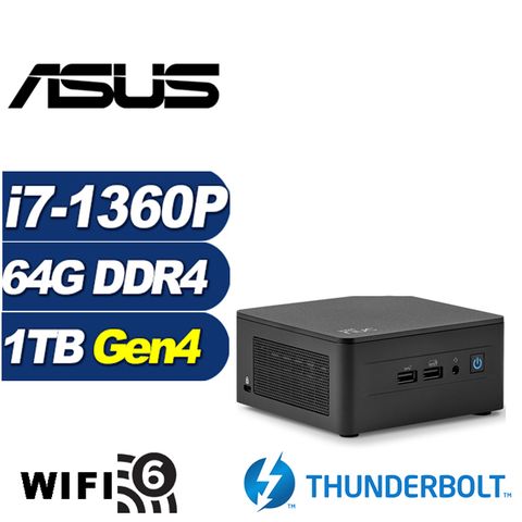 RNUC13ANHI700(DIY)疾速上校A ASUS 華碩 NUC迷你電腦