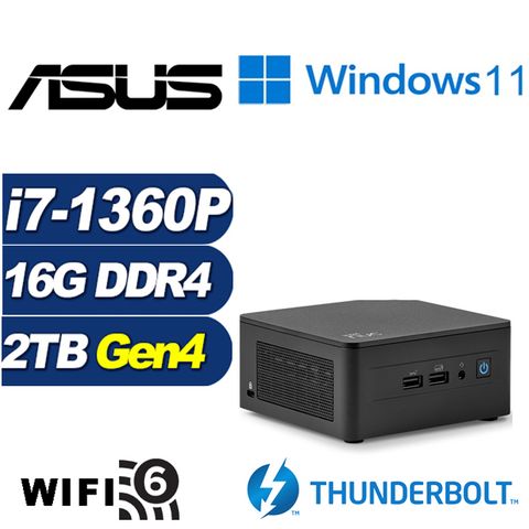 RNUC13ANHI700(DIY)疾速軍師BW ASUS 華碩 NUC迷你電腦