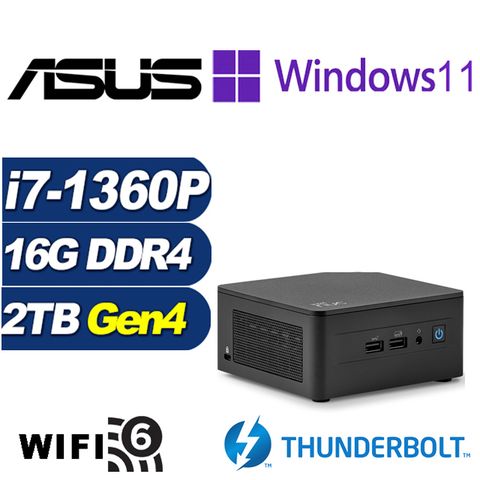 RNUC13ANHI700(DIY)疾速軍師BP ASUS 華碩 NUC迷你電腦