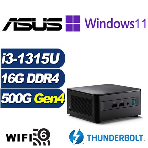 RNUC13ANHI300(DIY)風暴悍將IIP ASUS 華碩 NUC迷你電腦