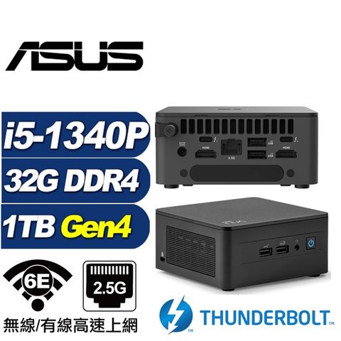 RNUC13ANHI500(DIY)金龍影衛 ASUS 華碩 NUC迷你電腦