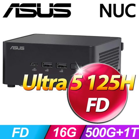 ASUS 華碩 NUC 14 PRO RNUC14RVHU50000-SP3(Ultra 5 125H/16G/500G+1TB SSD)特仕版