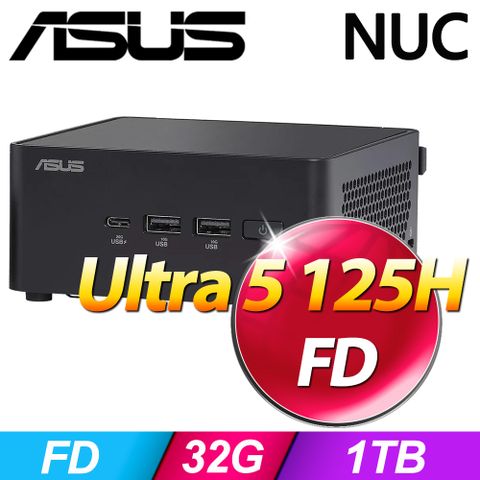 ASUS 華碩 NUC 14 PRO RNUC14RVHU50000-SP4(Ultra 5 125H/32G/1TB SSD)特仕版