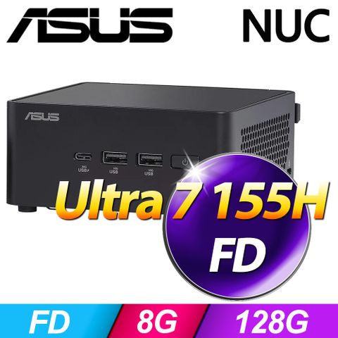 ASUS 華碩 NUC 14 PRO RNUC14RVHU70000-SP1(Ultra 7 155H/8G/128G SSD)特仕版