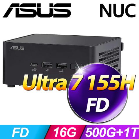 ASUS 華碩 NUC 14 PRO RNUC14RVHU70000-SP3(Ultra 7 155H/16G/500G+1TB SSD)特仕版