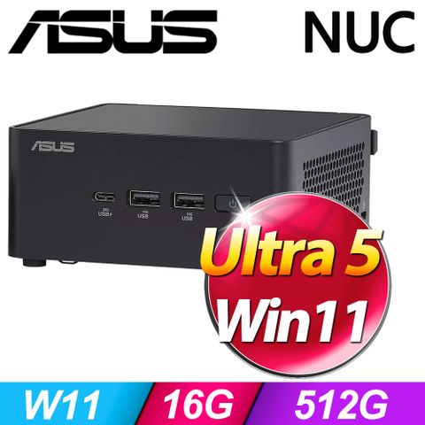 華碩 NUC 14 PRO RNUC14RVHU5068A9I(Ultra 5 125H/16G/512G SSD/W11)