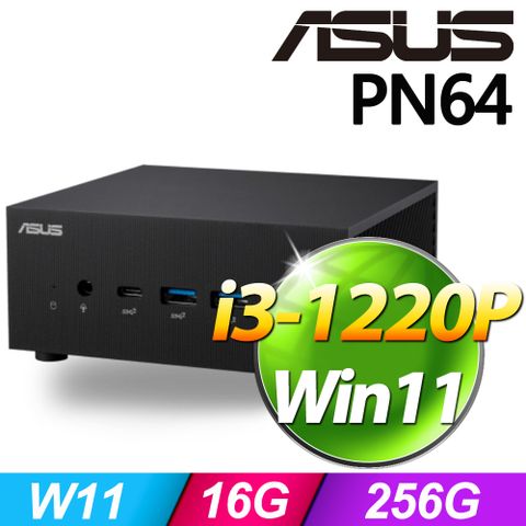 華碩 PN64-122HNYA-SP1(i3-1220P/16G/256G SSD/W11)特仕版