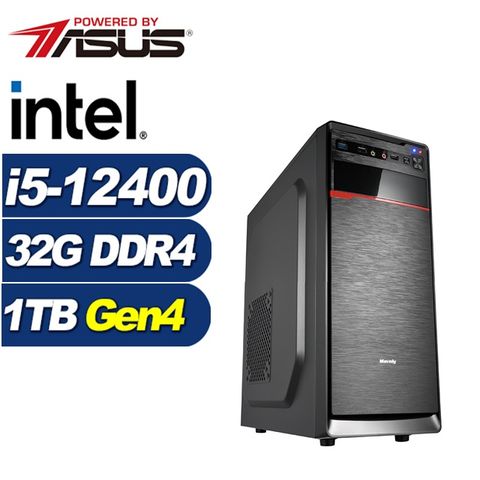 ASUS 華碩 (DIY)鬥塔術士(i5-12400/B760/32G/1TB M.2)