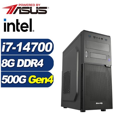 ASUS 華碩 (DIY)沙場梟雄(i7-14700/B760/8G/500G M.2)