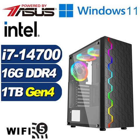 ASUS 華碩 (DIY)沙場軍師W(i7-14700/B760/16G/1TB M.2/Win11)