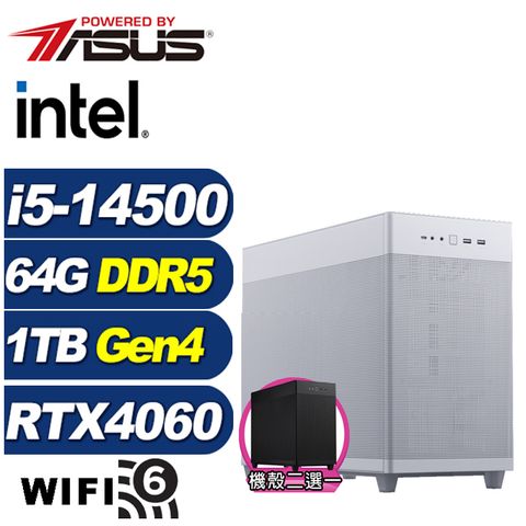 ASUS 華碩 (DIY)進擊勇士(i5-14500/B760/64G/1TB M.2/RTX 4060)