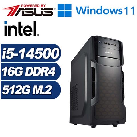 ASUS 華碩 (DIY)峰火巫師W(i5-14500/H610/16G/512G M.2/Win11)