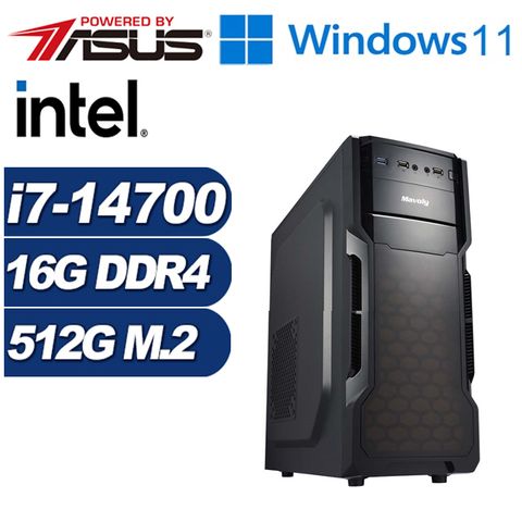 ASUS 華碩 (DIY)神力刺客W(i7-14700/H610/16G/512G M.2/Win11)