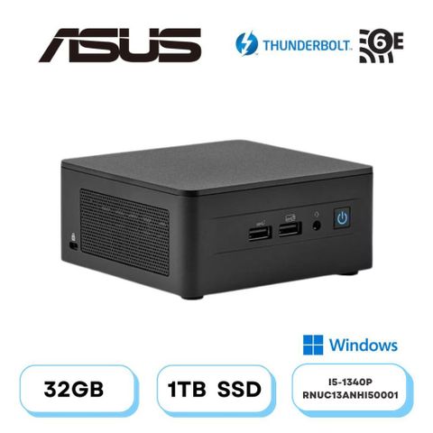 RNUC13WSHI50001(DIY)結晶龍雷BW ASUS 華碩 NUC迷你電腦